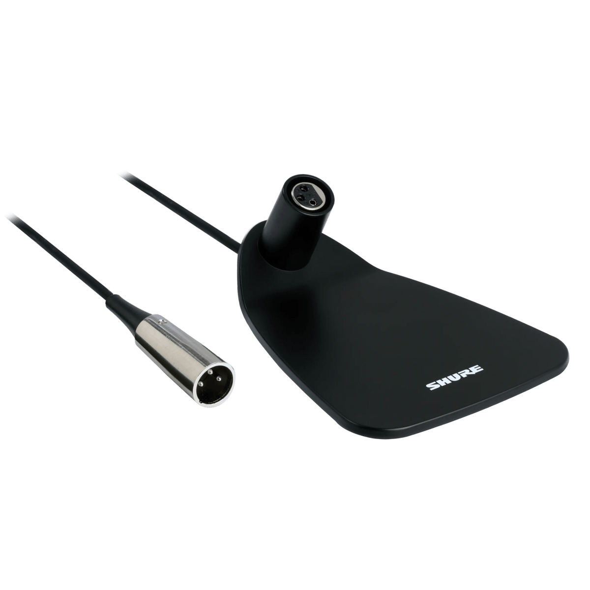 Shure Bros CVD-B | Desktop Base for 12" & 18" Gooseneck Microphones, Black