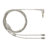 Shure Bros EAC46BKS | Detachable Earphone Cable 46", Black With Silver MMCX