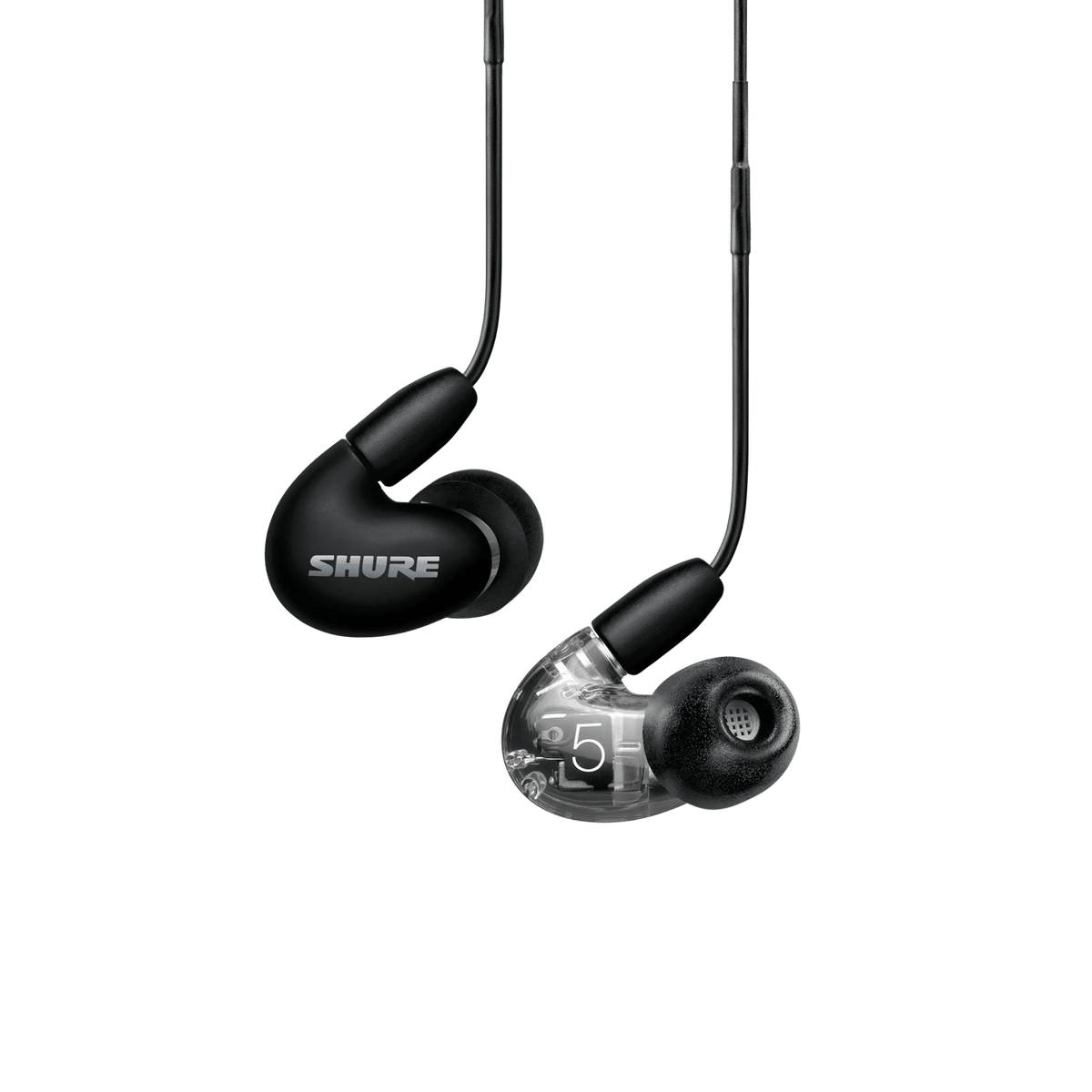 Shure Bros SE53BABK+UNI | 3BA Earphone, Black with Model: RMCE-UNI