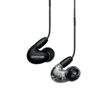 Shure Bros SE53BABK+UNI | 3BA Earphone, Black with Model: RMCE-UNI