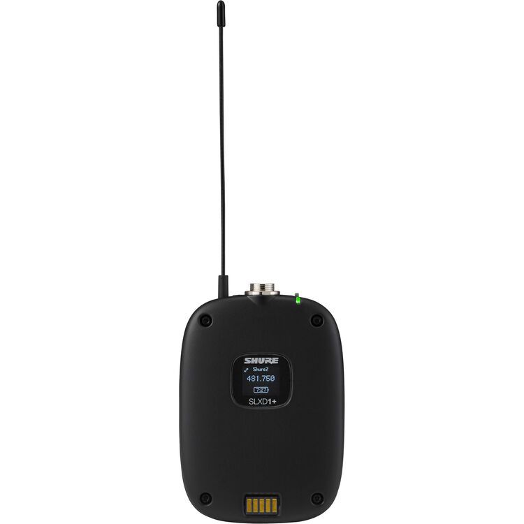 Shure Bros SLXD1+=-G57 | Wireless Bodypack Transmitter