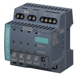 Siemens 6EP1961-2BA21 | SITOP PSE200U 10 A Selectivity Module 4-Channel, 24 V DC/40 A Input, 24 V DC/4X 10 A Output, Level Adjustable 3-10 A Mit Status Message