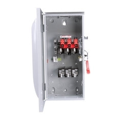 Siemens HF363NR | Safety Switch, Enclosed, Single Throw, Heavy Duty, 600 Volt AC, 100A, 4W, 3 Pole, 4 Wire, 3 Fuse, 304 Stainless Steel