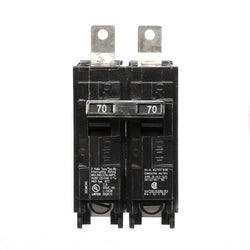 Siemens US2:B270 | Molded Case Circuit Breaker, Common Trip, Thermal Magnetic, Panelboard Mount, 2 Pole, 120/240 Volt AC, 70A