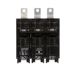 Siemens US2:B3100H | Molded Case Circuit Breaker, Common Trip, Thermal Magnetic, Panelboard Mount, 3 Pole, 240 Volt AC, 100A, 22 kA Interrupting Rating