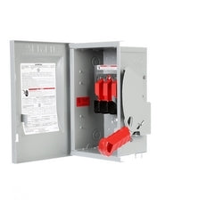 Siemens US2:HNF361 | Safety Switch, Non-Fusible, Single Throw, Heavy Duty, 480/600 Volt AC, 600 Volt DC, 30A, 30 HP at 3 Phase, 3 Pole, Steel