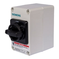 Siemens US2:HNF364 | Safety Switch, Non-Fusible, Single Throw, Heavy Duty, 480/600 Volt AC, 600 Volt DC, 200A, 150 HP at 3 Phase, 3 Pole, Steel