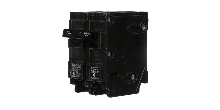 Siemens US2:Q2100 | Circuit Breaker, 120/240V, 120/240V, Thermal Magnetic, 2 Poles, Plug-in, 100A