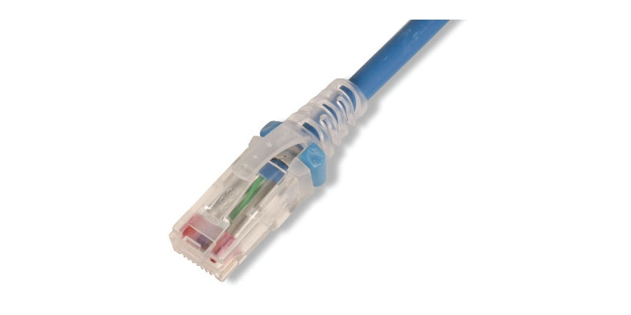 Siemon Company MC6-15-06 | Cat 6 Patch Cord, Blue, 26 AWG, U/UTP - Unshielded Twisted Pair, Stranded, Length 15 ft. (4.6m)