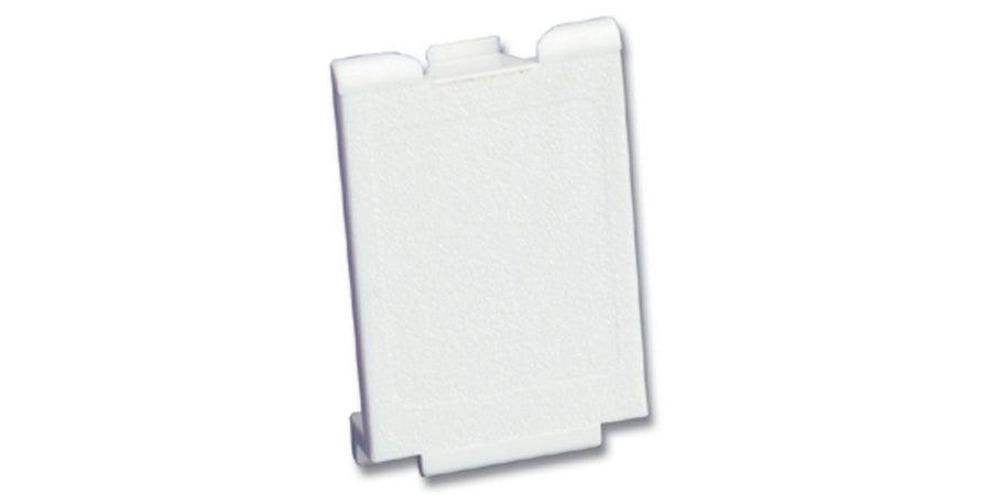 Siemon Company MX-BL-02 | Blank Insert, Blank, Modular Size 1, Plastic, White
