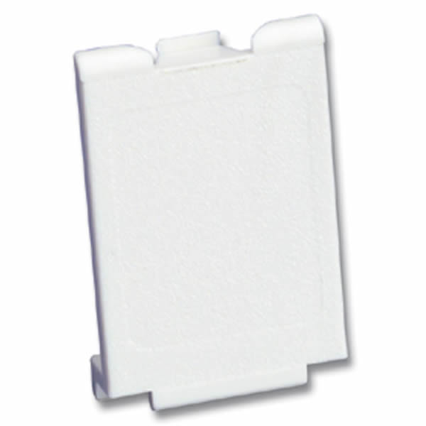 Siemon Company MX-BL-20 | Blank Insert, Blank, Modular Size 1, Plastic, Ivory