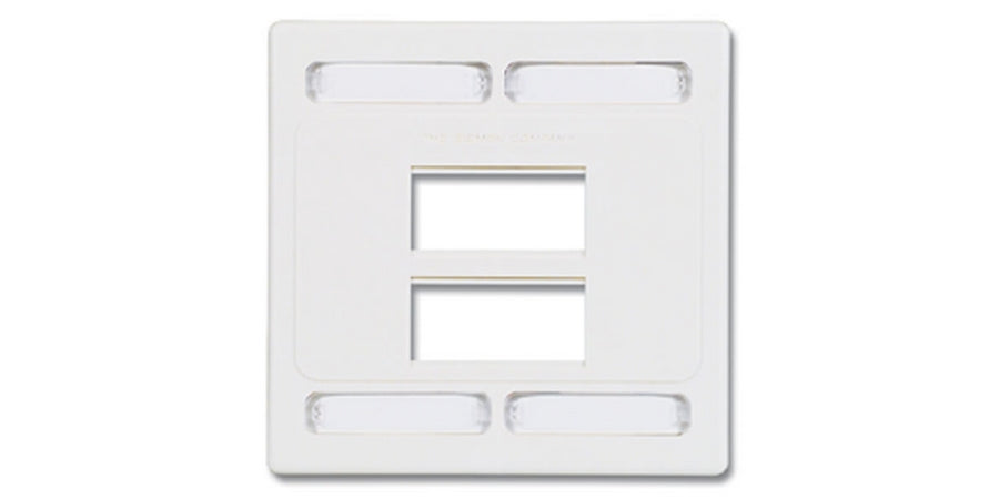Siemon Company MX-FP-D-06-02 | Faceplate, 2Gang, 6Port