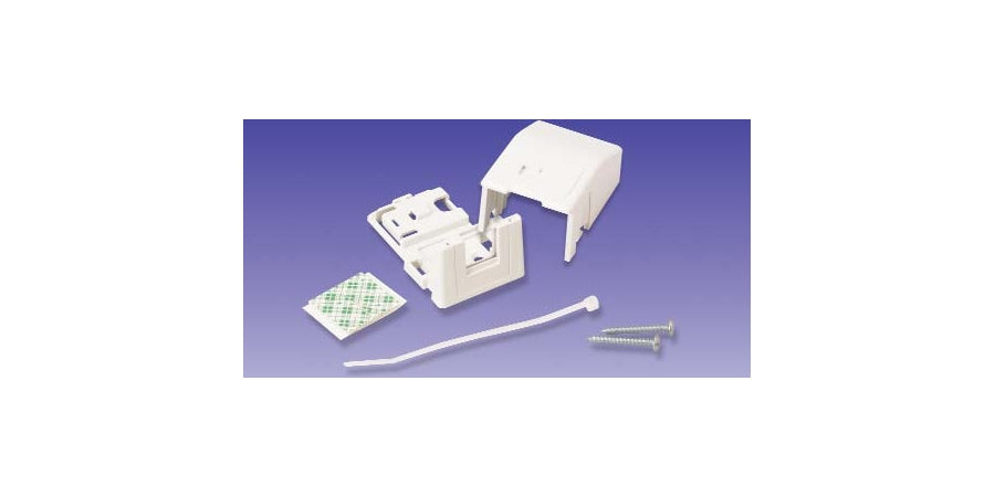 Siemon Company MX-SM1-20 | Surface Mount Box, Ivory, Surface-mount, 1Port