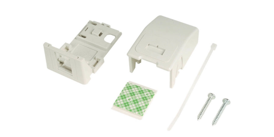 Siemon Company MX-SMZ2-02 | Surface Mount Box, Surface-mount, White, 2Port