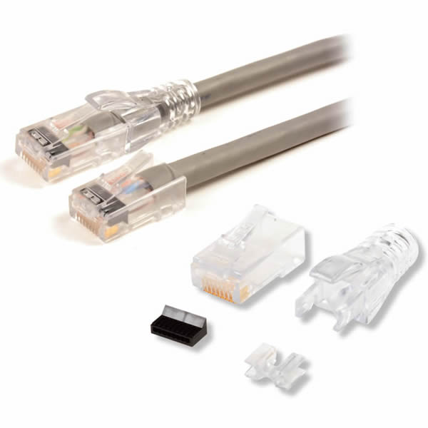 Siemon Company PS-8-8 | Modular Plug, Width 0.46 In., Shielded, Cat 5E, Number of Contacts 8, Polycarbonate