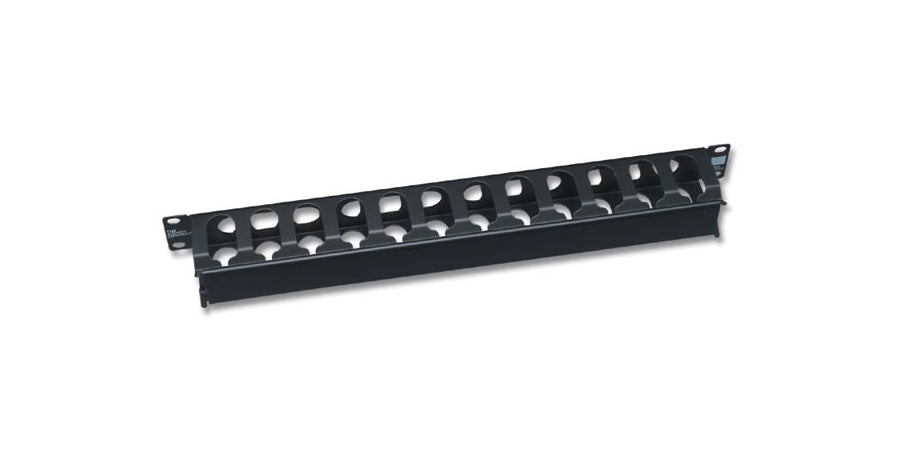 Siemon Company RWM-1 | Cable Manager, Horizontal Cable Management, Covers Cable Management, Black, 1U Rack, Front and Rear Access