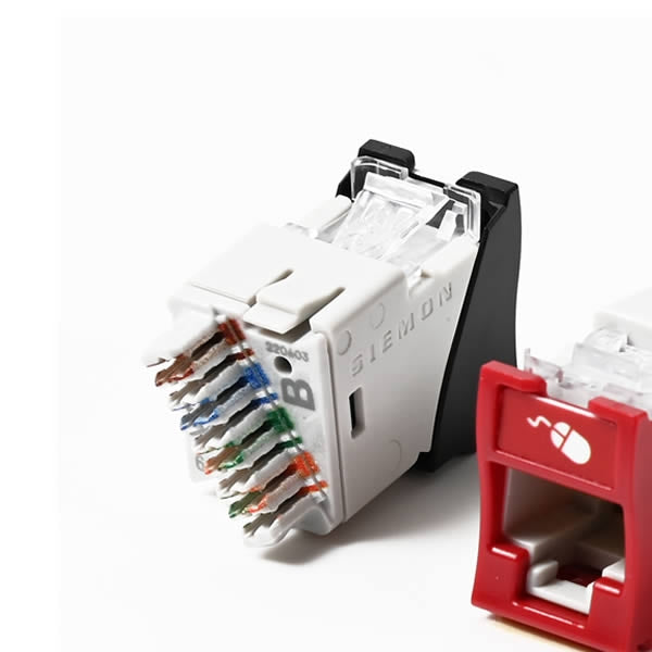 Siemon Company U6-H09NS | Outlet, Punch Down, Unshielded, T568A/B, Orange