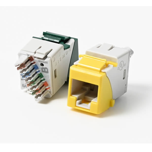 Siemon Company U6-K04NS | UltraMAX Outlet, Category 6 UTP, RJ45, Keystone, Gray, Punch down, T568A/B