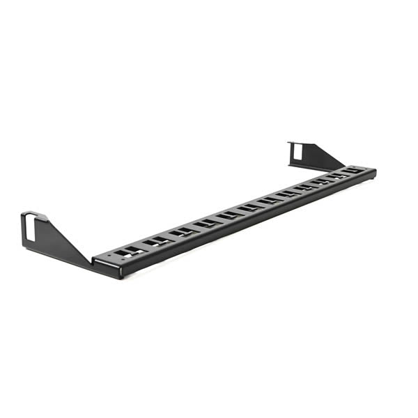 Siemon Company UP6A-F1-24L-RS | Patch Panel, Steel, Flat, UTP, 24 Ports, Black