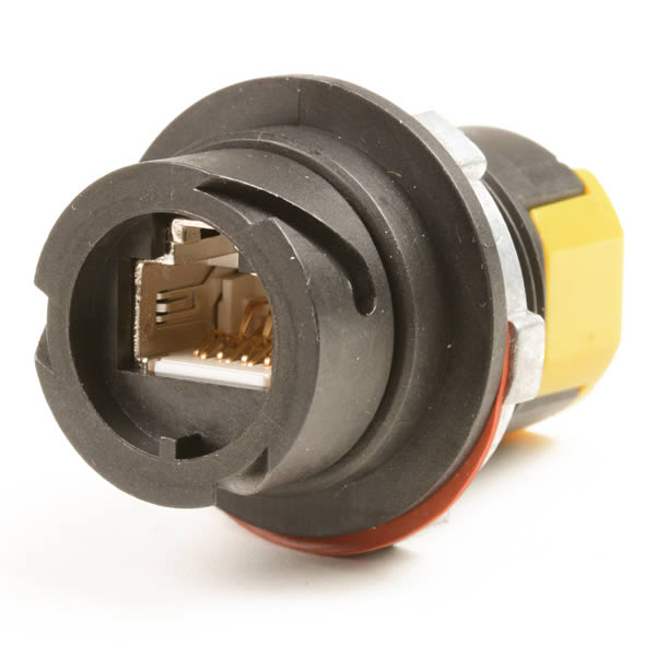 Siemon Company XG2-Z6 | Ruggedized Outlet, Punch Down, 1 Port, Polybutylene Terephthalate, Black