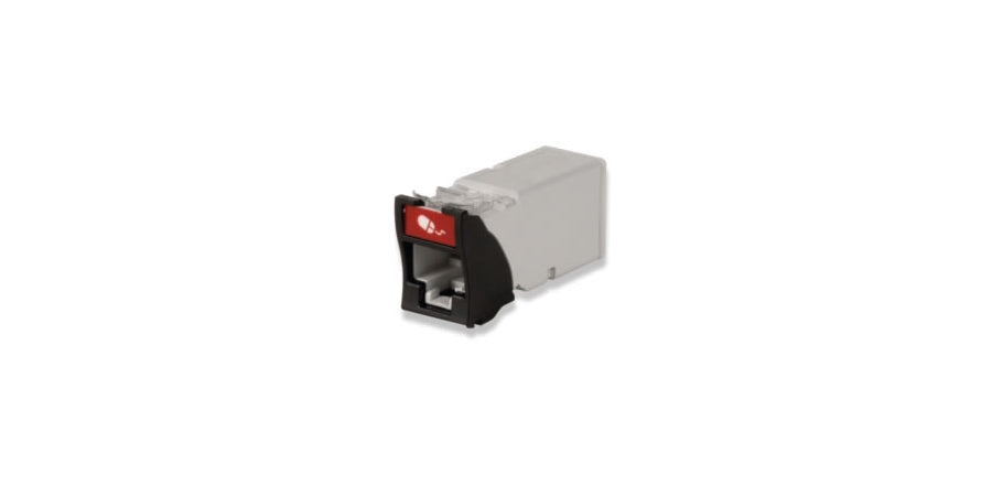 Siemon Company Z6A-06 | UTP Outlet, T568A/B, 1-Port, RJ45 Connection, Blue, Cat 6a