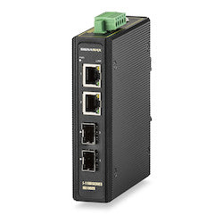 Signamax FO-MI10020 | 2- 10/100/1000 RJ45 Port Gigabit SFP Industrial Media Converter