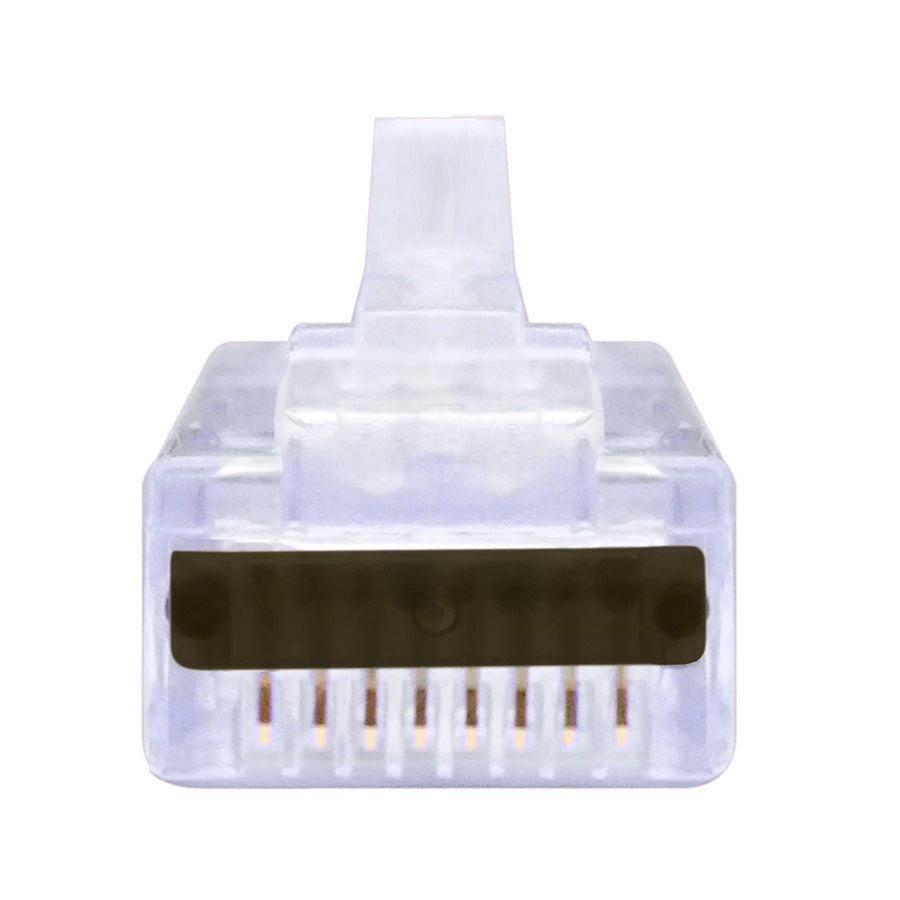 Simply45 Llc S45-1501P | ProSeries Pass-Through RJ45 Plug, Cat5e UTP, Blue Tint, 50-Pack