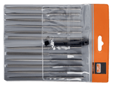 Williams 2-472-16-0-0 | Needle File Set Bastard Cut Unhandled 160 mm - 12 Pcs