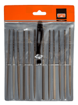 Williams 2-472-16-1-0 | Needle File Set Second Cut Unhandled 160 mm - 12 Pcs