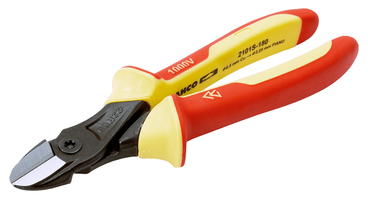 Williams 2101S-140 | ERGO Side Cutting Pliers with Insulated Handles and Phosphate Finish 140 mm