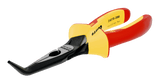 Williams 2427 S-200 | ERGO 45° Bent Tip Snipe Nose Pliers with Insulated Dual-Component Handles and Phosphate Finish (200 mm)