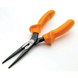 Williams 2430 S-200 | ERGO Snipe Nose Pliers with Insulated Dual-Component Handles and Phosphate Finish (200 mm)