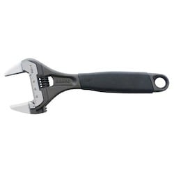 Williams 9031 RT US | ERGO 32 mm Central Nut Wide Opening Thin Jaw Adjustable Wrench with Rubber Handle 170 mm