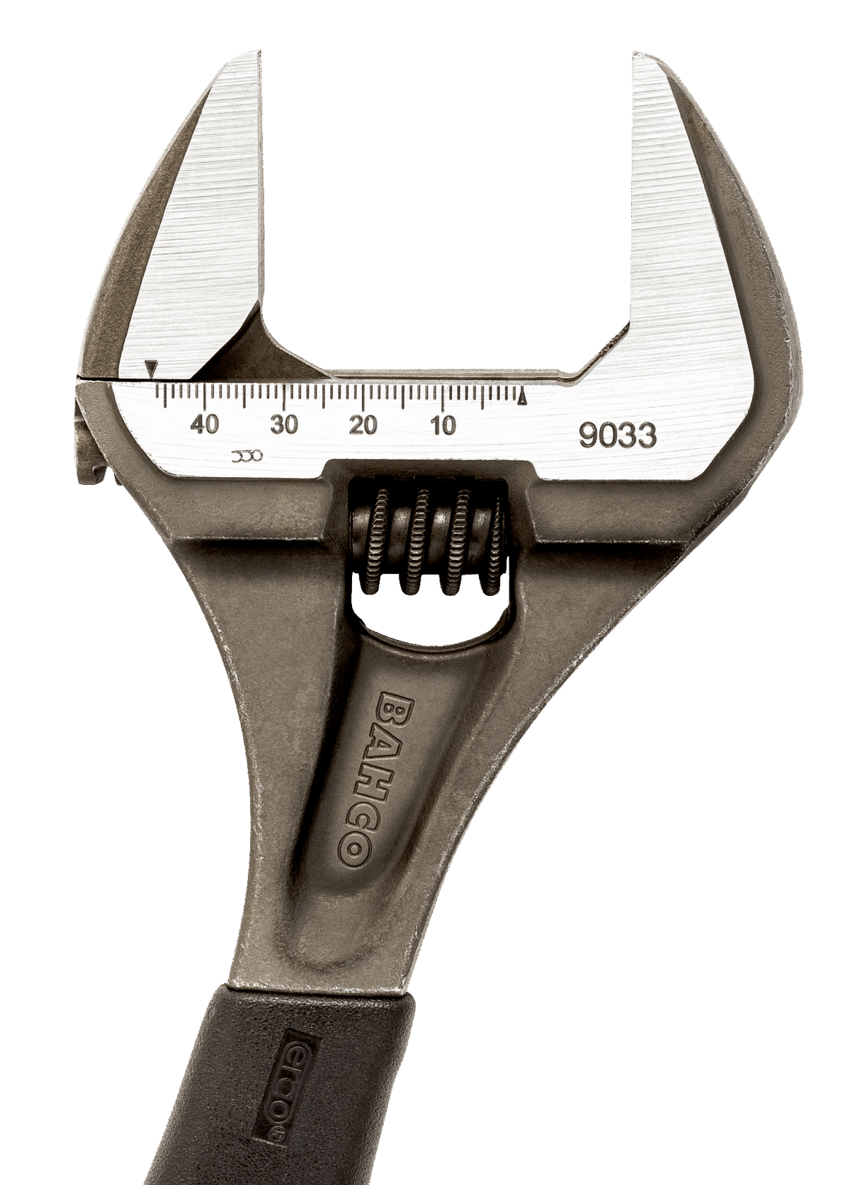 Williams 9031 R US | ERGO 32 mm Central Nut Wide Opening Jaw Adjustable Wrench with Rubber Handle and Phosphate Finish 170 mm