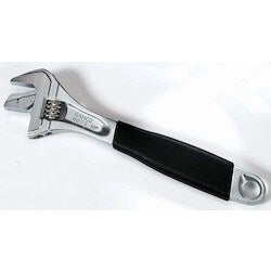 Williams 9070 RPC US | ERGO 21 mm Central Nut Reversible Jaw Adjustable Wrench with Rubber Handle and Chrome Finish 158 mm