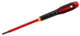 Williams BE-8010S | Bahco BE-8010S - ERGO VDE Insulated Slotted Screwdriver with 3-Component Handle 0.4 mm x 2.5 mm x 75 mm