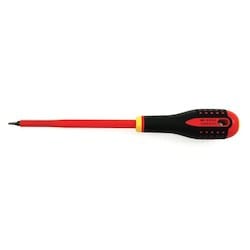 Williams BE-8230S | ERGO VDE Insulated Slotted Screwdriver with 3-Component Handle 0.6 mm x 3.5 mm x 100 mm