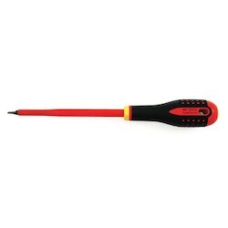 Williams BE-8255S | ERGO VDE Insulated Slotted Screwdriver with 3-Component Handle 1.2 mm x 6.5 mm x 150 mm