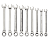 Williams JHMWS1123NRC | 9 Piece Combination Ratcheting WrenchSet 6 mm to 14 mm