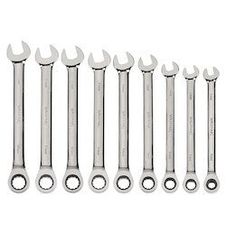 Williams JHMWS1123NRC | 9 Piece Combination Ratcheting WrenchSet 6 mm to 14 mm