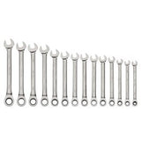 Williams JHMWS1124NRC | 14 Piece Combination Ratcheting WrenchSet 6 mm to 19 mm