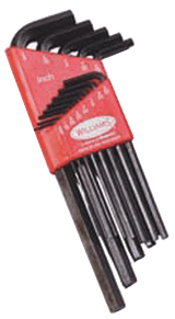 Williams JHW10107 | Hex Key Set, Standard Key Style, Short, SAE, 7 Piece