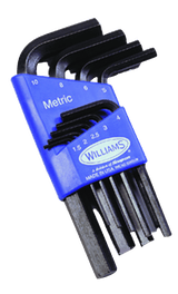 Williams JHW10507 | Hex Key Set, Standard Key Style, Short, Metric, 7 Piece