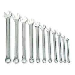 Williams JHW11004 | Satin Chrome Finish Wrench Set 11 Piece 3 /8-1
