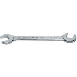 Williams JHW1108mm | Miniature 15 Degree x 80 Degree Double Head Open End Wrench, 8 mm