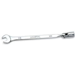 Williams JHW11902 | High Polish Chrome Finish Flex Combination Wrench 1/2