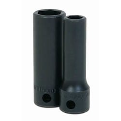 Williams JHW12-616 | 3/8" Drive Deep Impact Socket 6-Point 1/2", Black Industrial Finish
