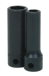 Williams JHW12-626 | 3/8" Drive Deep Impact Socket 6-Point 13/16", Black Industrial Finish