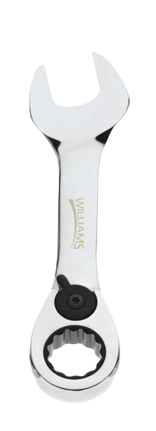 Williams JHW1212MRCS | 12 mm Stubby Reversible Ratcheting Combination Wrench, 12 Point