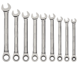 Williams JHWS-1120NRC | 9 Piece Combination Ratcheting Wrench Set 1/4 To 3/4